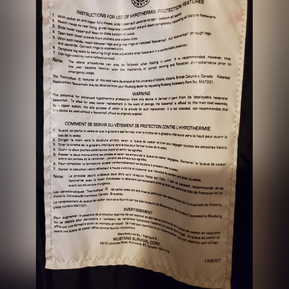 Mustang MC1535 ThermoSystem Plus Coat - RARELY WORN - Picture 6 of 13